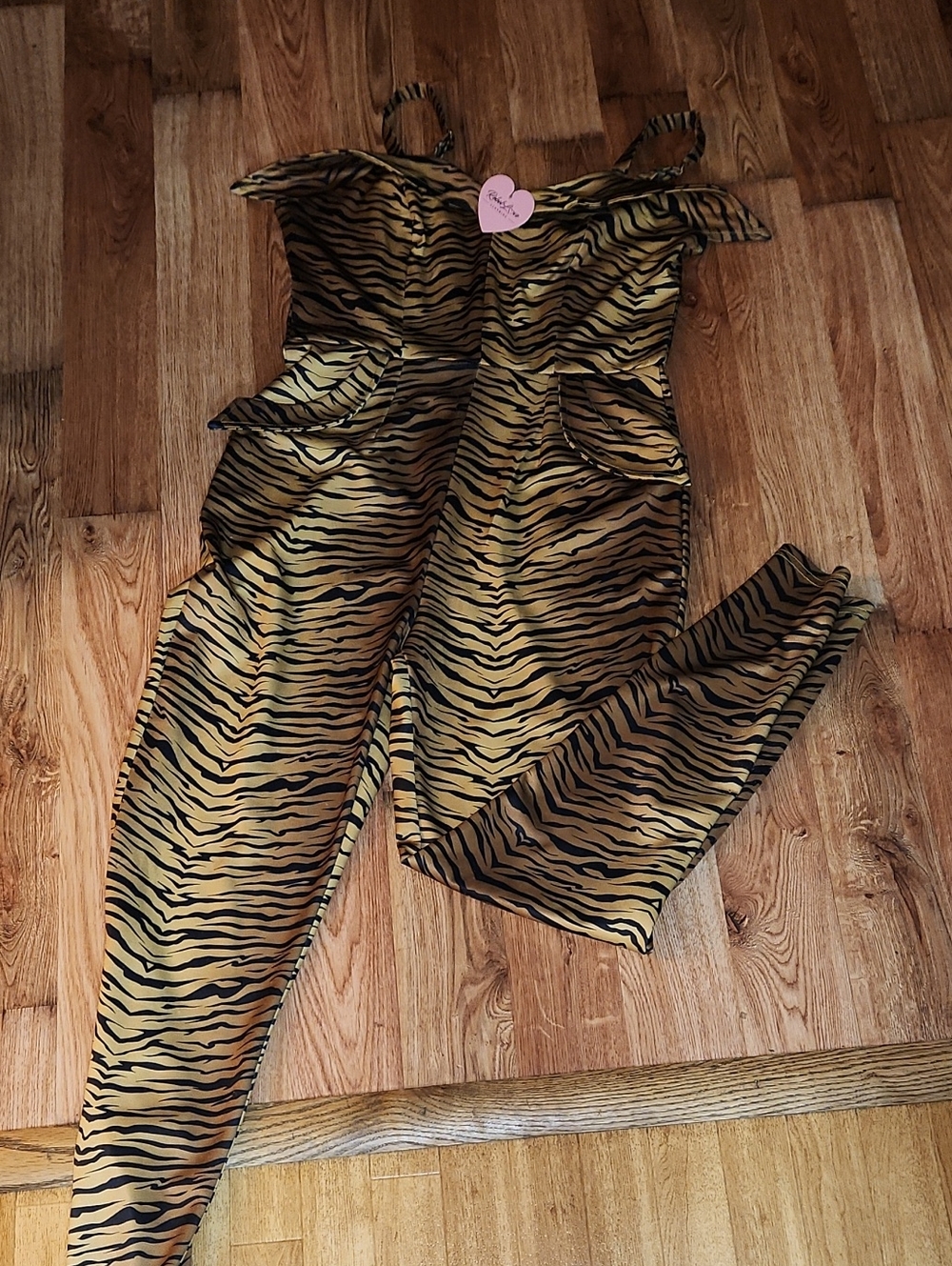 BNWT Tiger Print Jumpsuit - VLV